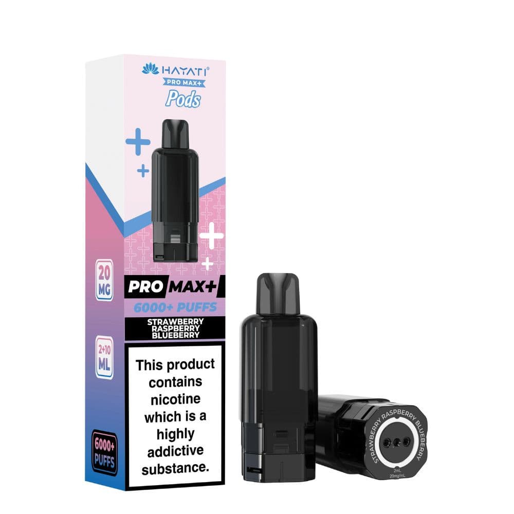 Strawberry Raspberry Blueberry Hayati Pro Max Plus 6000 Vape Kit