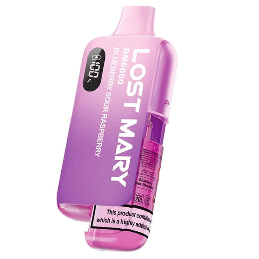 Blueberry Sour Raspberry Lost Mary Bm6000 Vape Kit