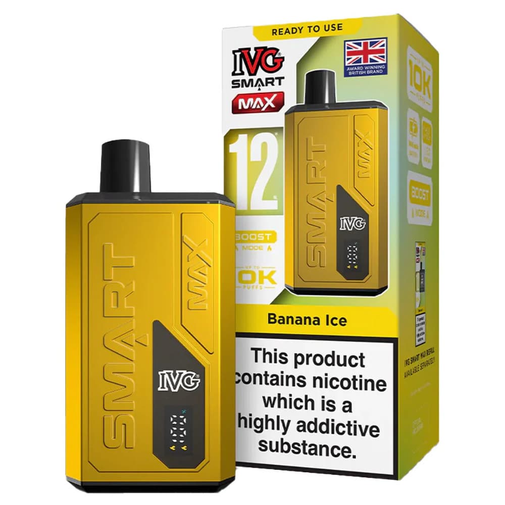 Banana Ice IVG Smart Max 10k Vape Kit