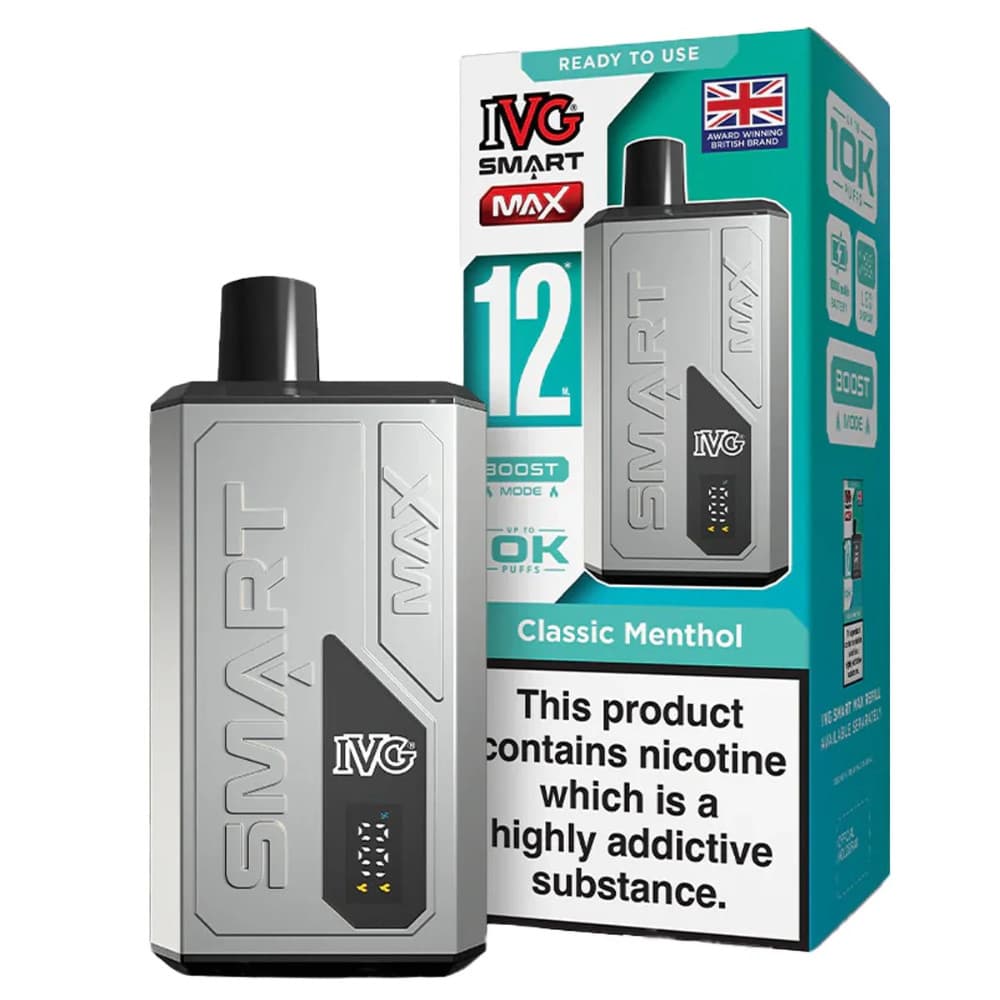 Classic Menthol IVG Smart Max 10k Vape Kit