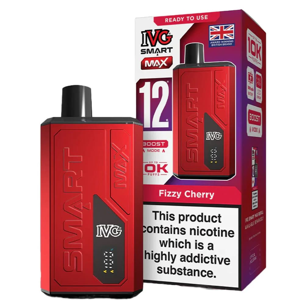 Fizzy Cherry IVG Smart Max 10k Vape Kit