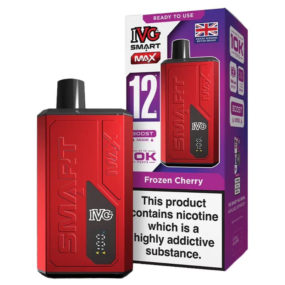 Frozen Cherry IVG Smart Max 10k Vape Kit