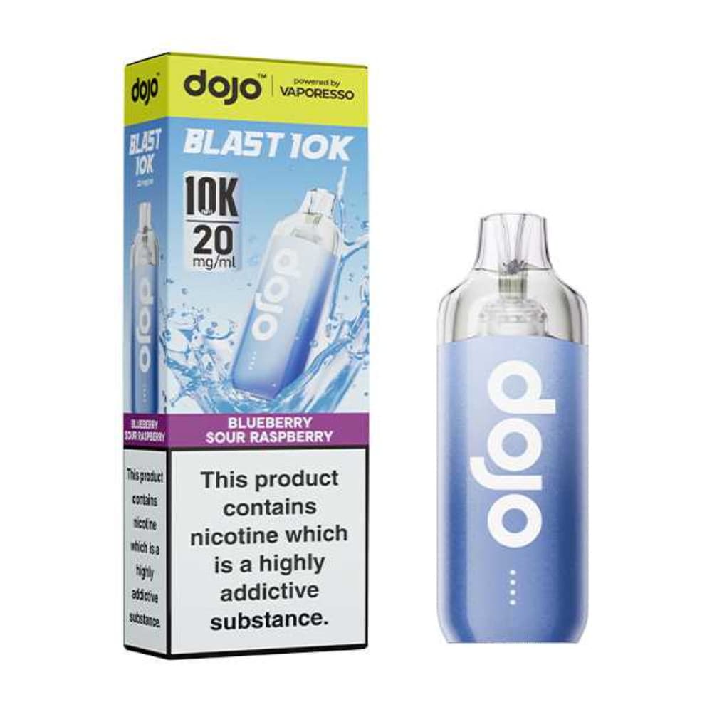 Blueberry Sour Raspberry Dojo Blast 10k Vape Kit