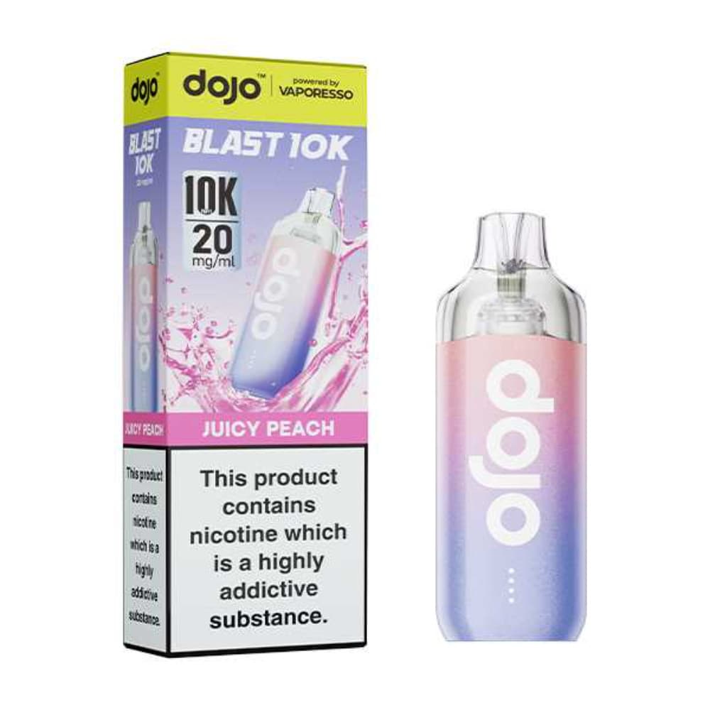 Juicy Peach Dojo Blast 10k Vape Kit
