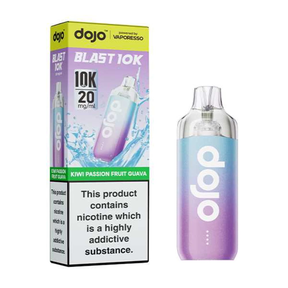 Kiwi Passion Fruit Guava Dojo Blast 10k Vape Kit