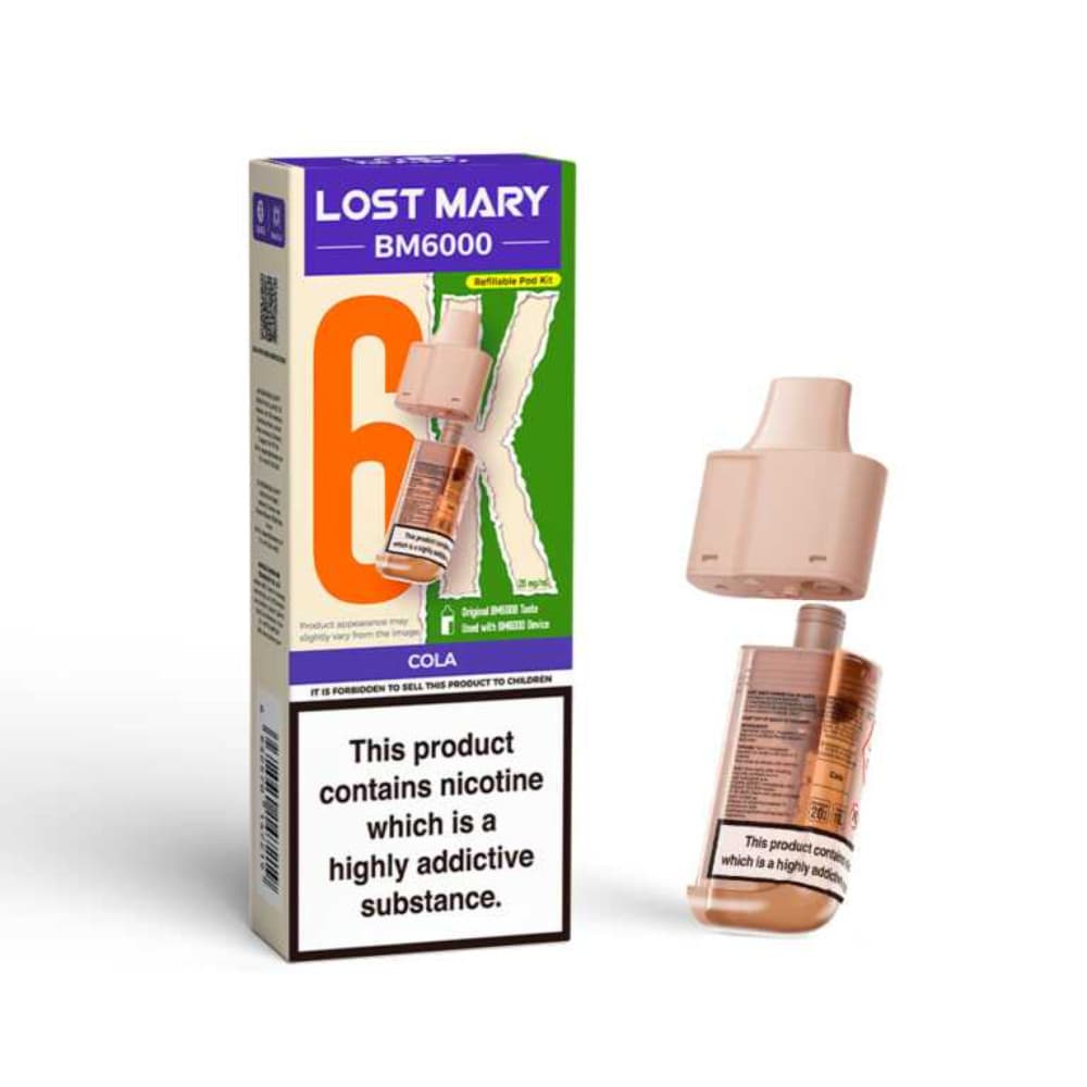 Cola Lost Mary Bm6000 Refill Pods