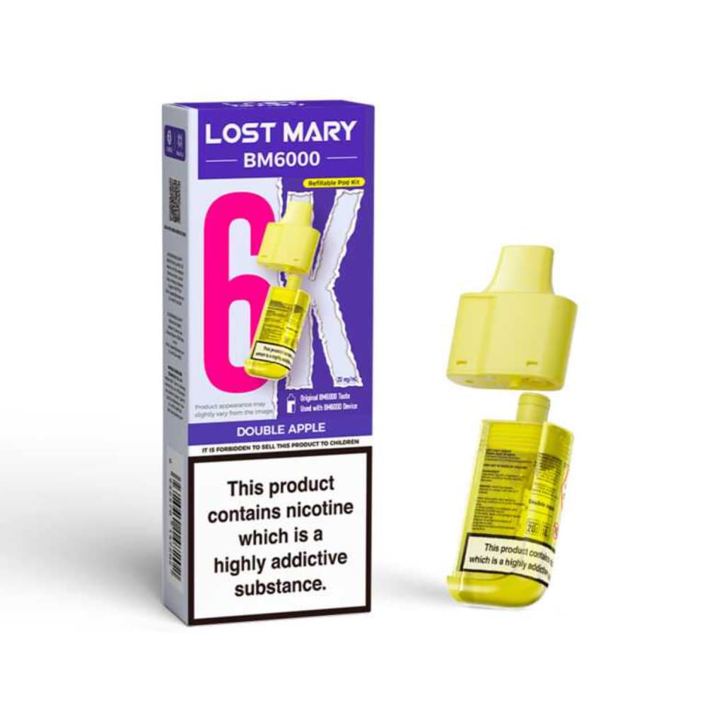 Double Apple Lost Mary Bm6000 Refill Pods