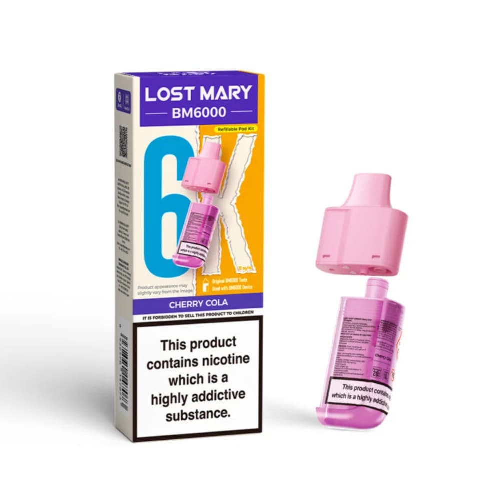 Cherry Cola Lost Mary Bm6000 Refill Pods
