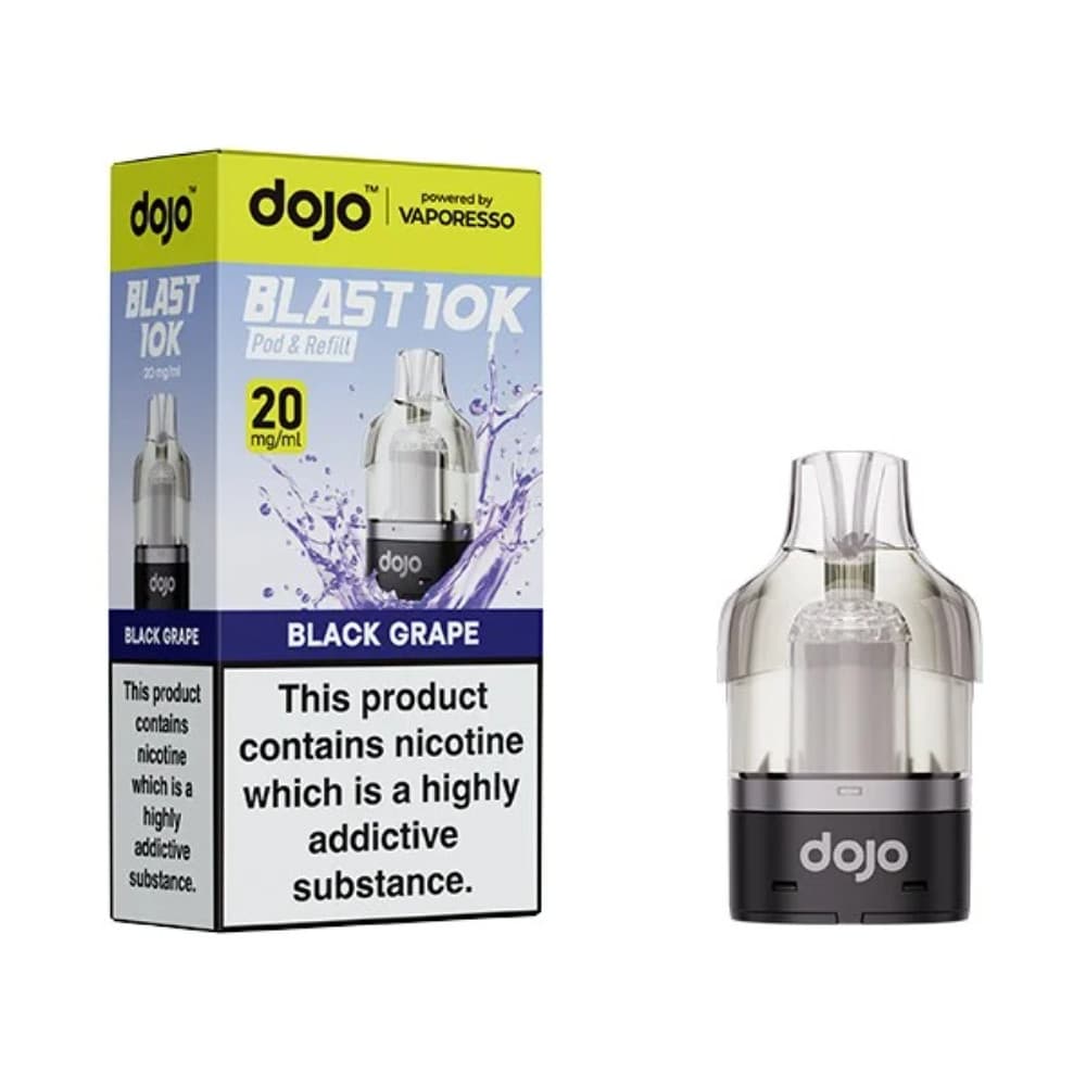 Black Grape Dojo Blast 10K Refill Pods