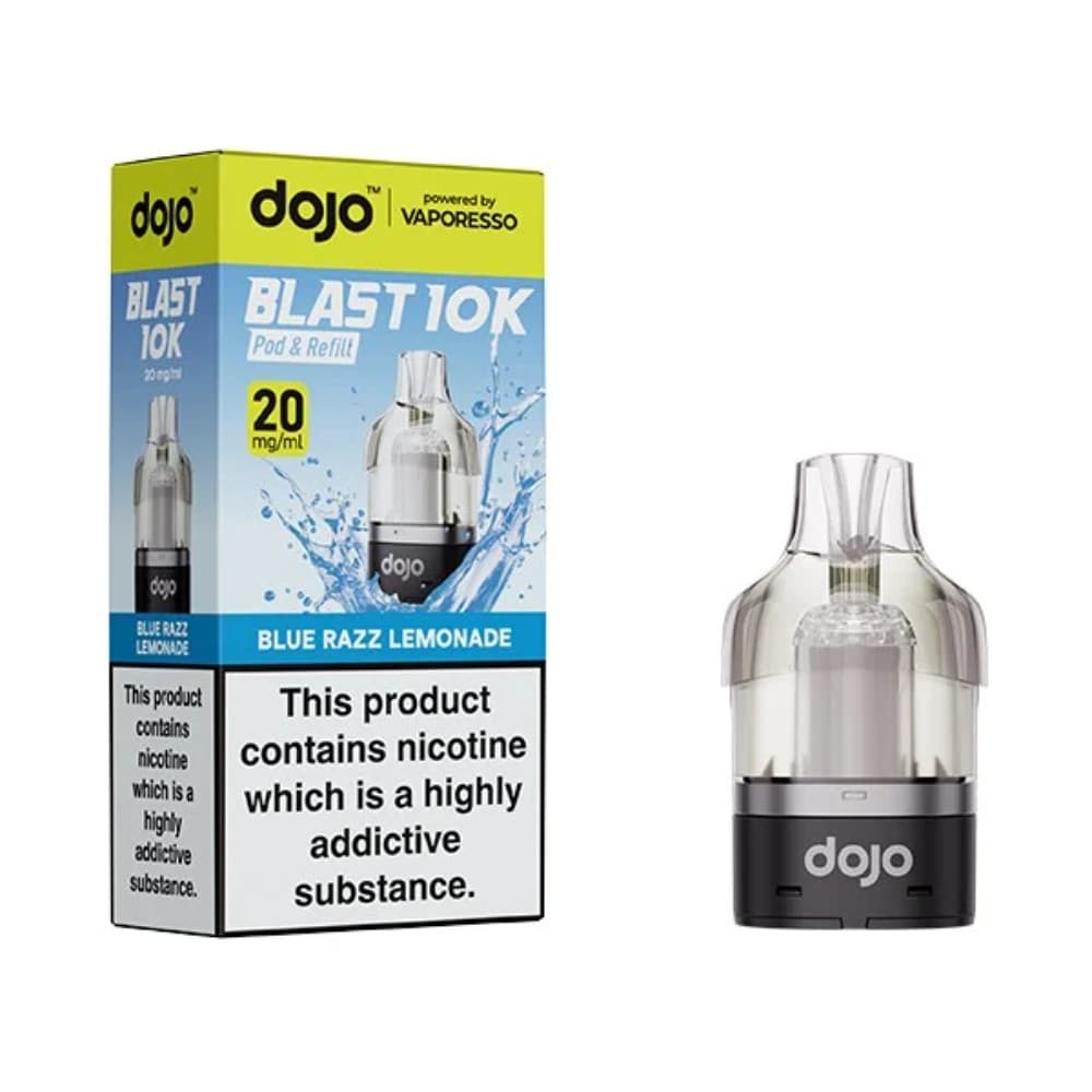 Blue Razz Lemonade Dojo Blast 10K Refill Pods