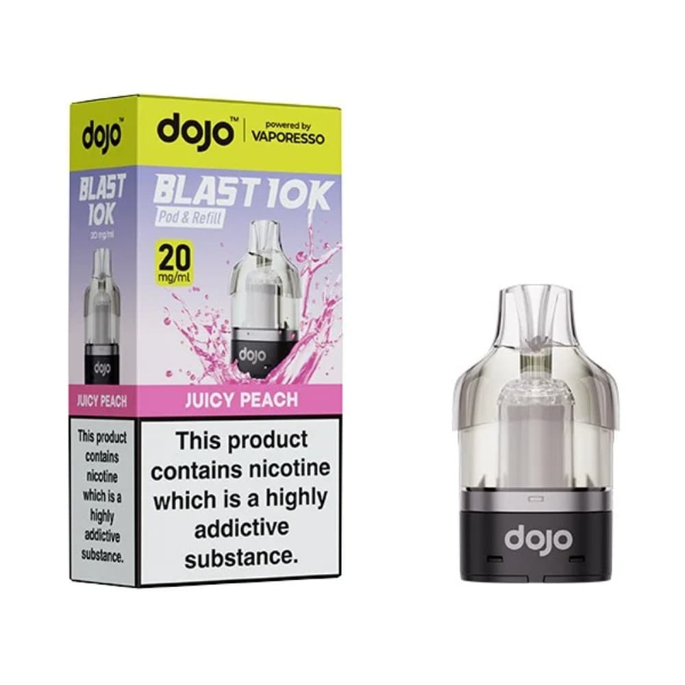 Juicy Peach Dojo Blast 10K Refill Pods