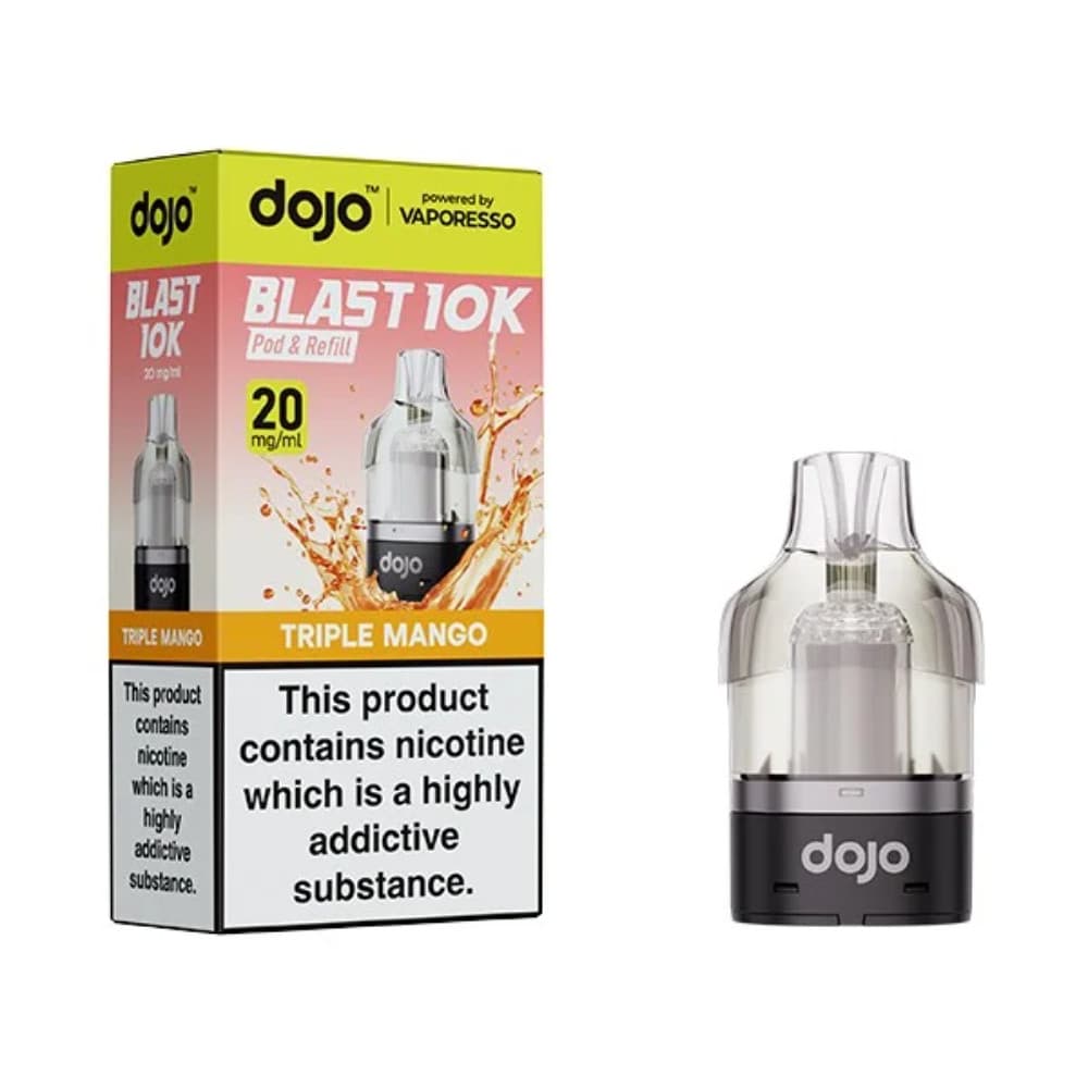 Triple Mango Dojo Blast 10K Refill Pods