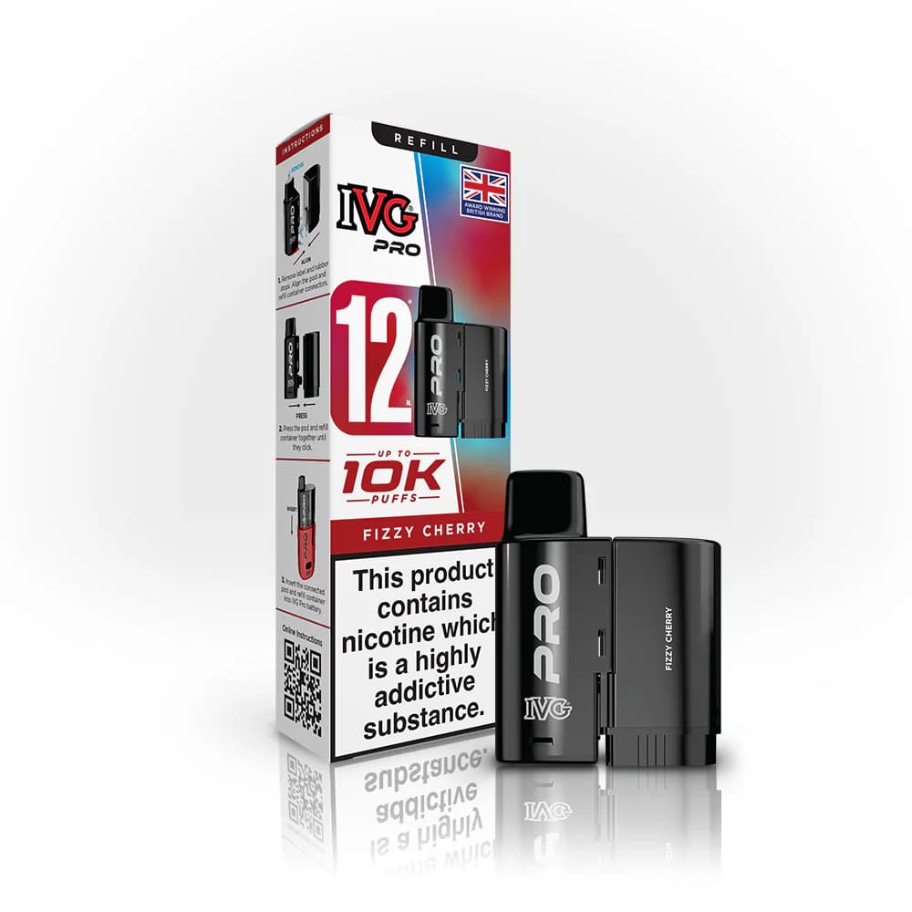 Fizzy Cherry IVG Pro 12 10k Refill Pods