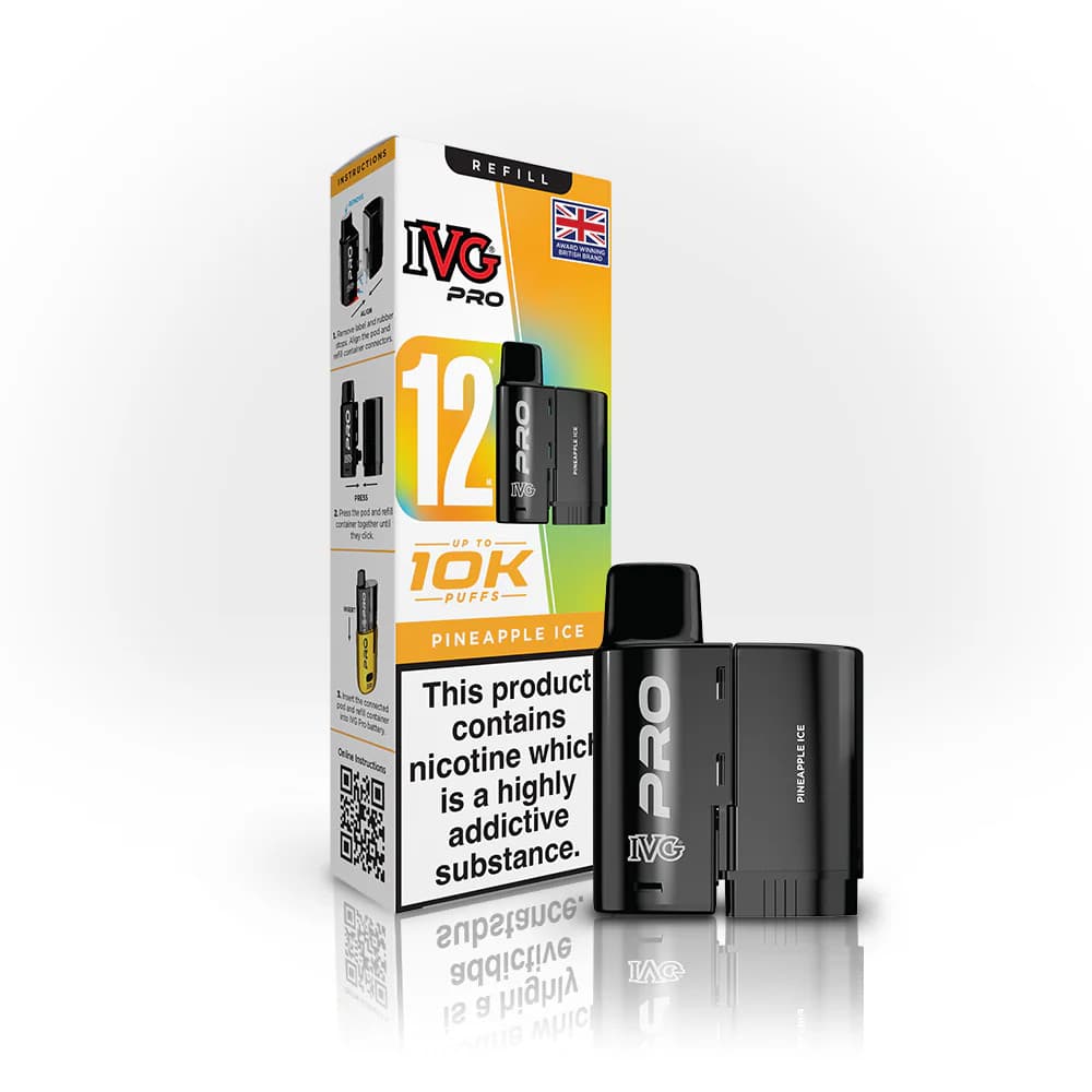 Pineapple Ice IVG Pro 12 10k Refill Pods