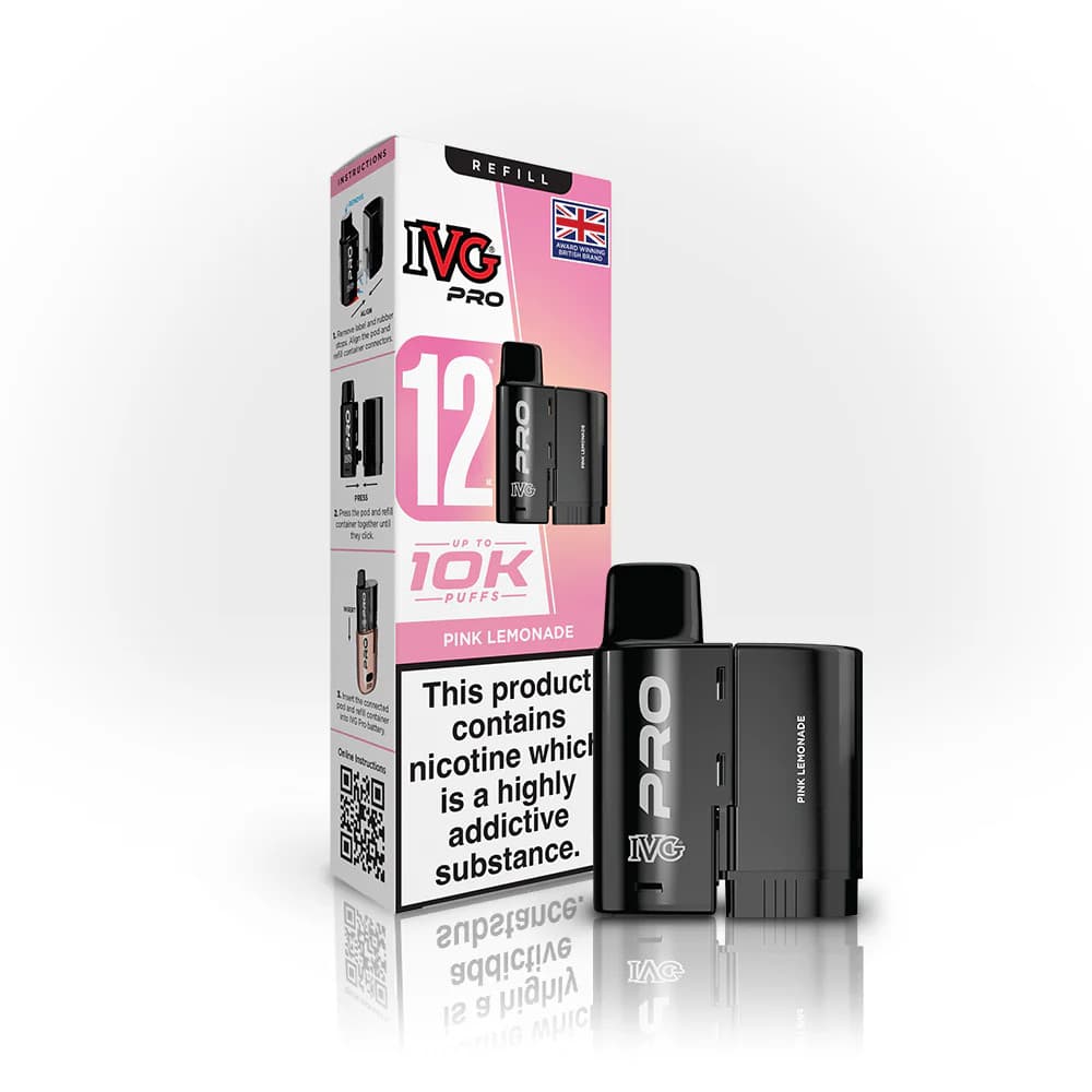 Pink Lemonade IVG Pro 12 10k Refill Pods