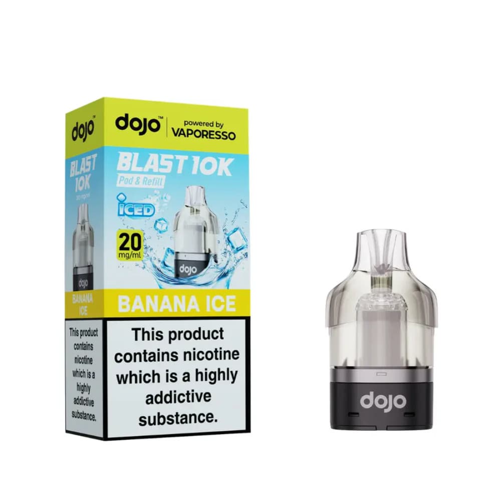 Banana Ice Dojo Blast 10K Refill Pods
