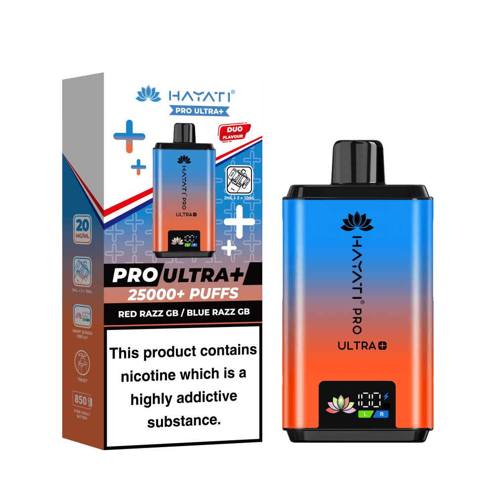 Red Razz GB /Blue Razz GB Hayati Pro Ultra Plus 25k Vape Kit