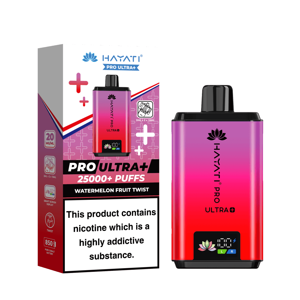 Watermelon Fruit Twist Hayati Pro Ultra Plus 25k Vape Kit
