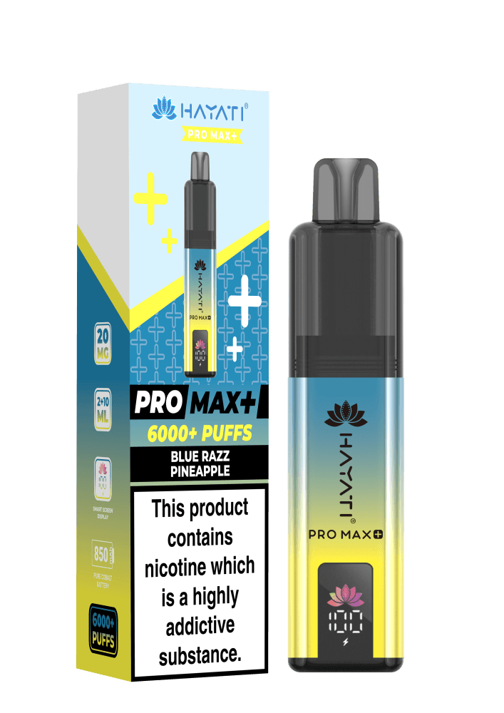 Blue Razz Pineapple Hayati Pro Max Plus 6000 Vape Kit