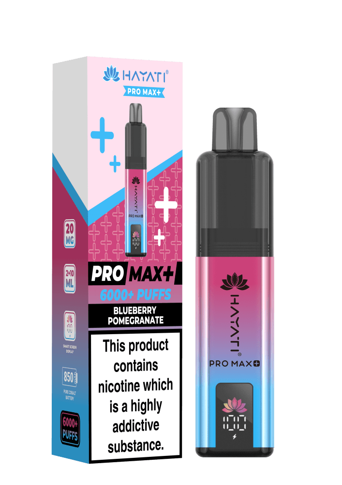 Blueberry Pomegranate Hayati Pro Max Plus 6000 Vape Kit