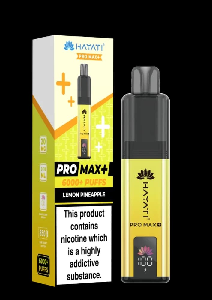 Lemon Pineapple Hayati Pro Max Plus 6000 Vape Kit