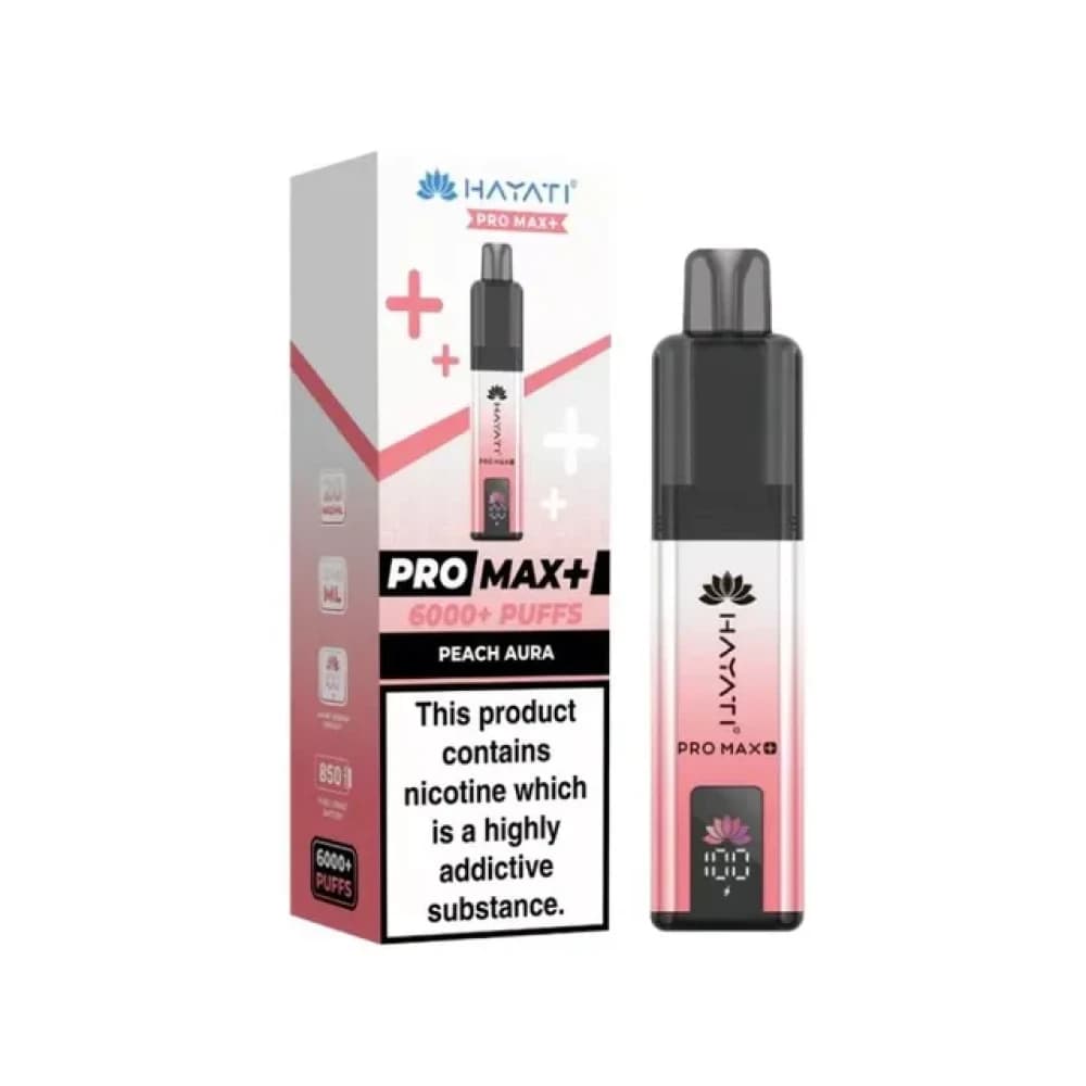Peach Aura Hayati Pro Max Plus 6000 Vape Kit