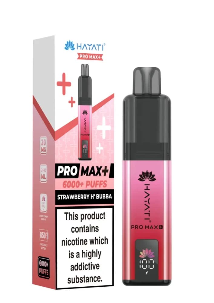 Strawberry H'Bubba Hayati Pro Max Plus 6000 Vape Kit