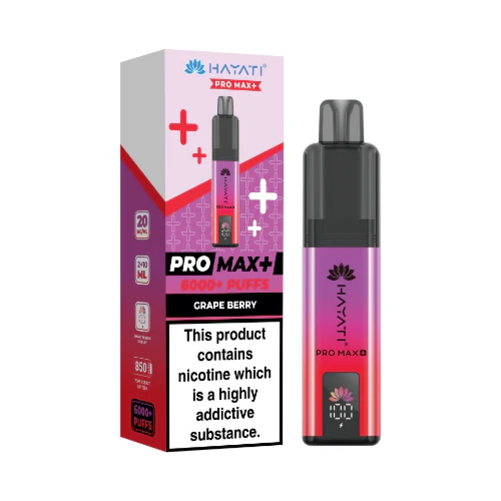 Grape Berry Hayati Pro Max Plus 6000 Vape Kit