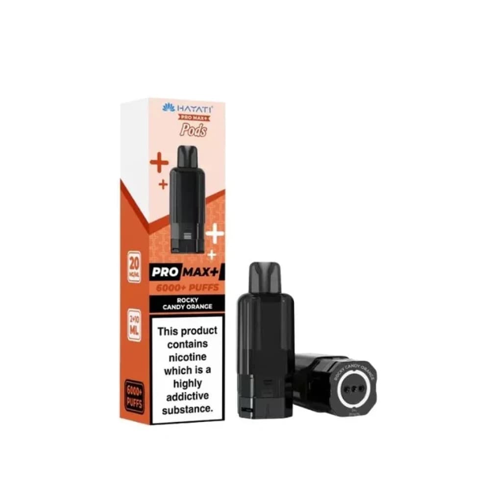 Rocky Candy Orange Hayati Pro Max Plus 6000 Vape Kit