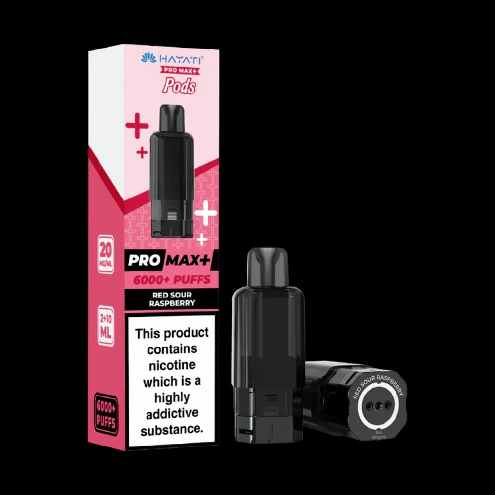 Red Sour Raspberry Hayati Pro Max Plus 6000 Vape Kit