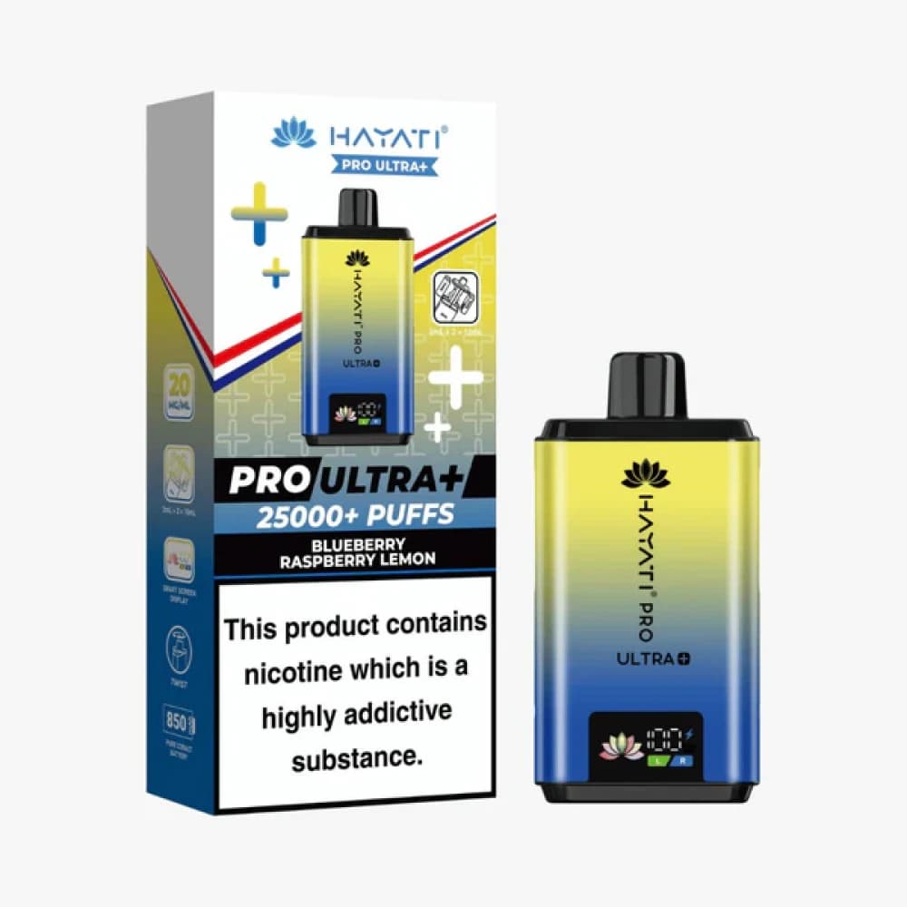Blueberry Raspberry Lemon Hayati Pro Ultra Plus 25k Vape Kit