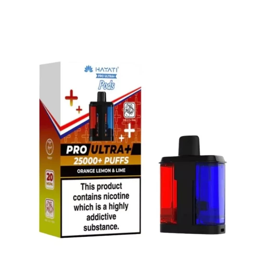 Orange Lemon & Lime Hayati Pro Ultra Plus 25k Vape Kit