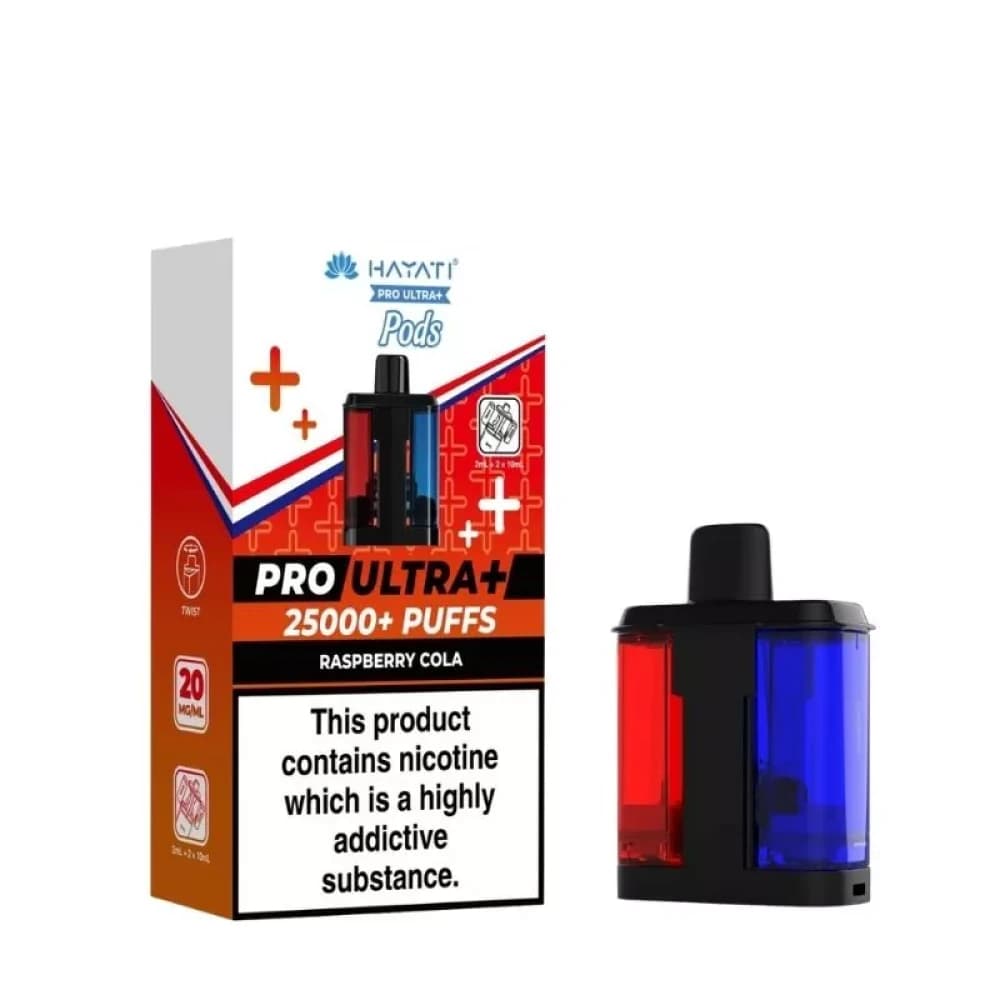 Raspberry Cola Hayati Pro Ultra Plus 25k Vape Kit