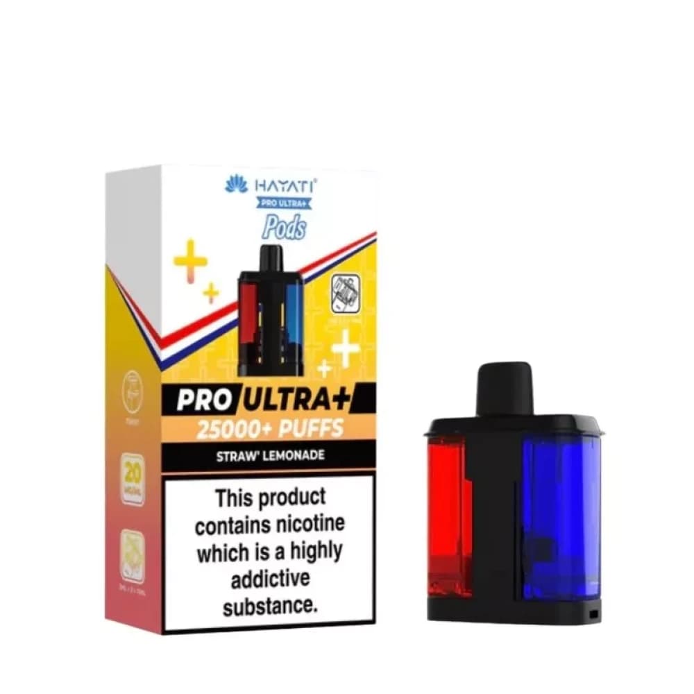 Straw' Lemonade Hayati Pro Ultra Plus 25k Vape Kit