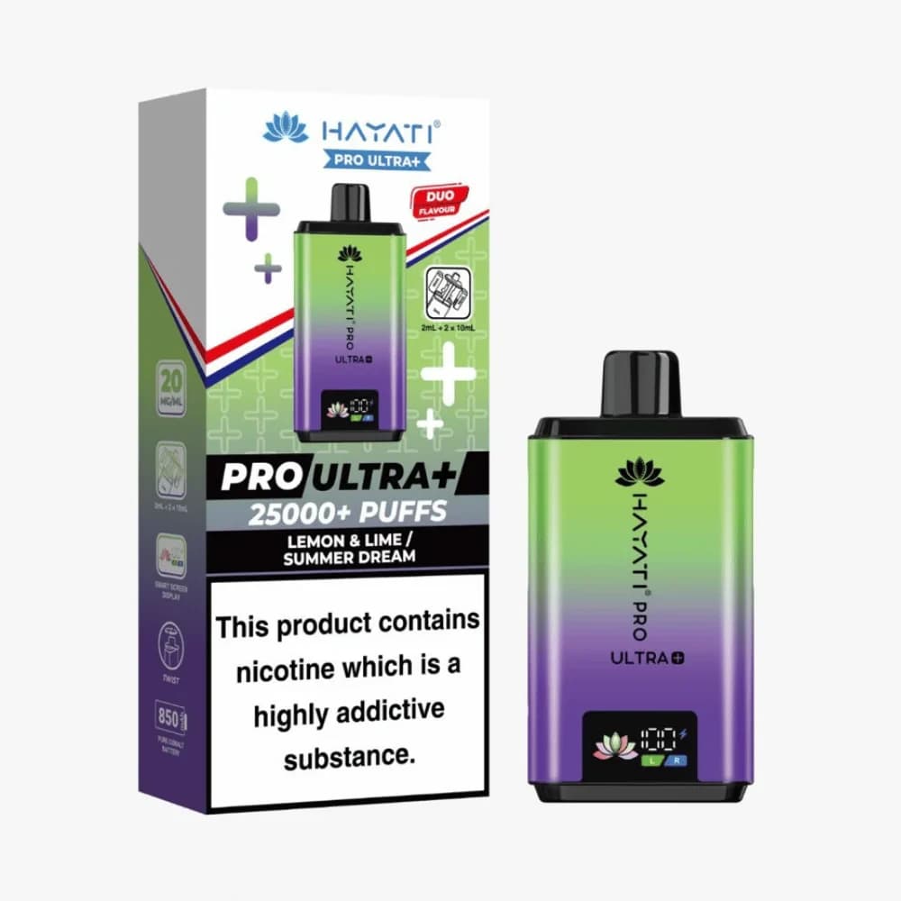 Lemon Lime/Summer Dream Hayati Pro Ultra Plus 25k Vape Kit