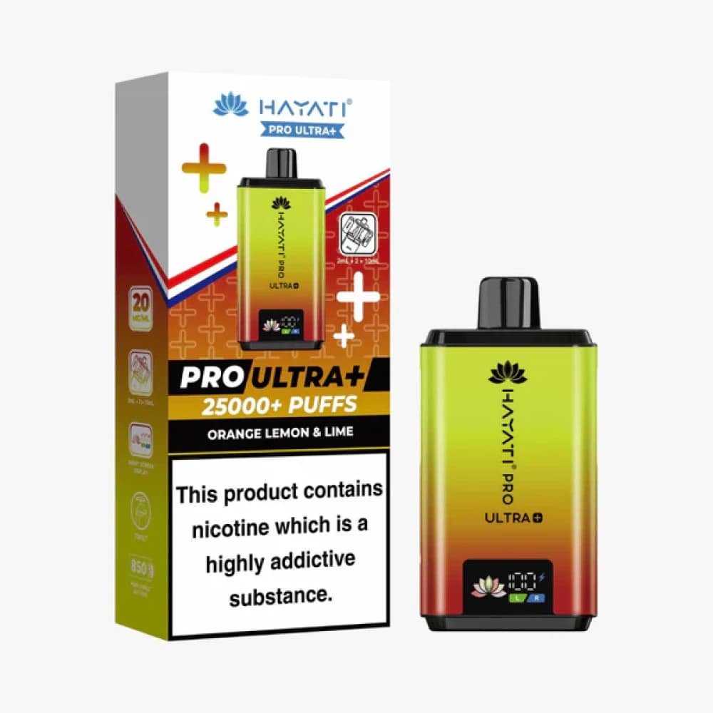 Orange Lemon & Lime Hayati Pro Ultra Plus 25k Vape Kit
