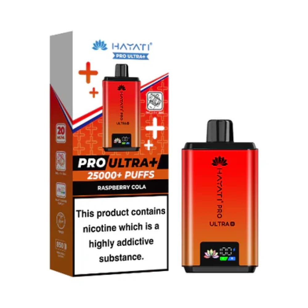 Raspberry Cola Hayati Pro Ultra Plus 25k Vape Kit
