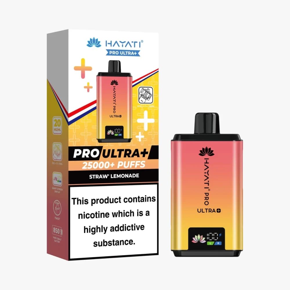 Straw' Lemonade Hayati Pro Ultra Plus 25k Vape Kit