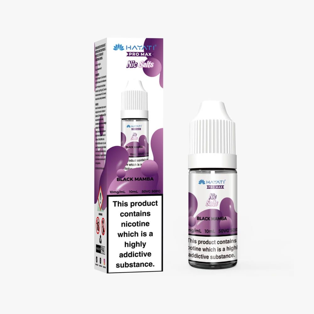 Black Mamba / 20mg Hayati Pro Max Nic Salts E-Liquids 10ml