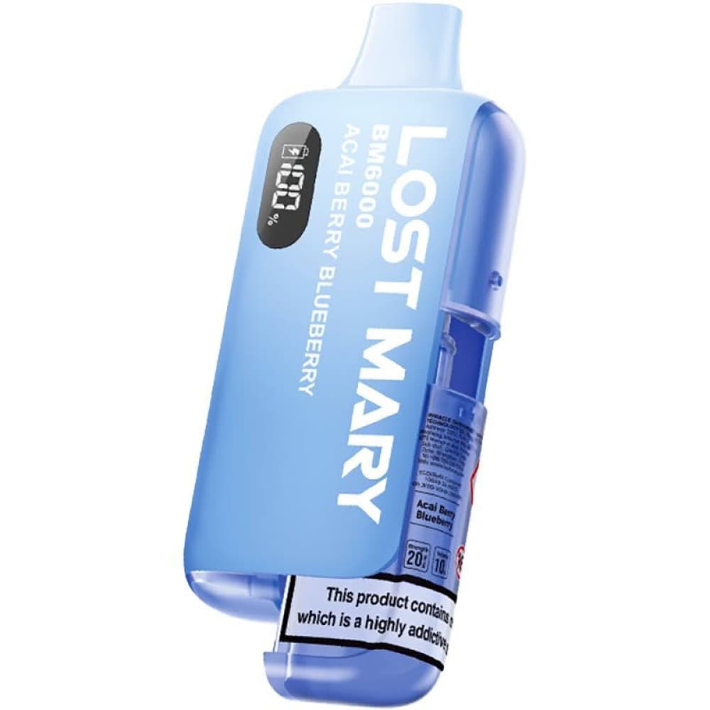 Acai Berry Blueberry Lost Mary Bm6000 Vape Kit