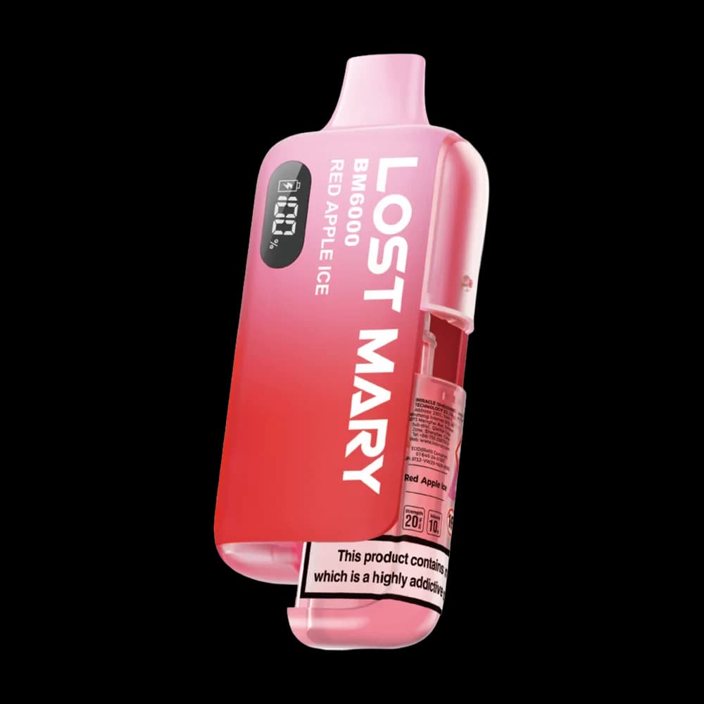 Red Apple Ice Lost Mary Bm6000 Vape Kit