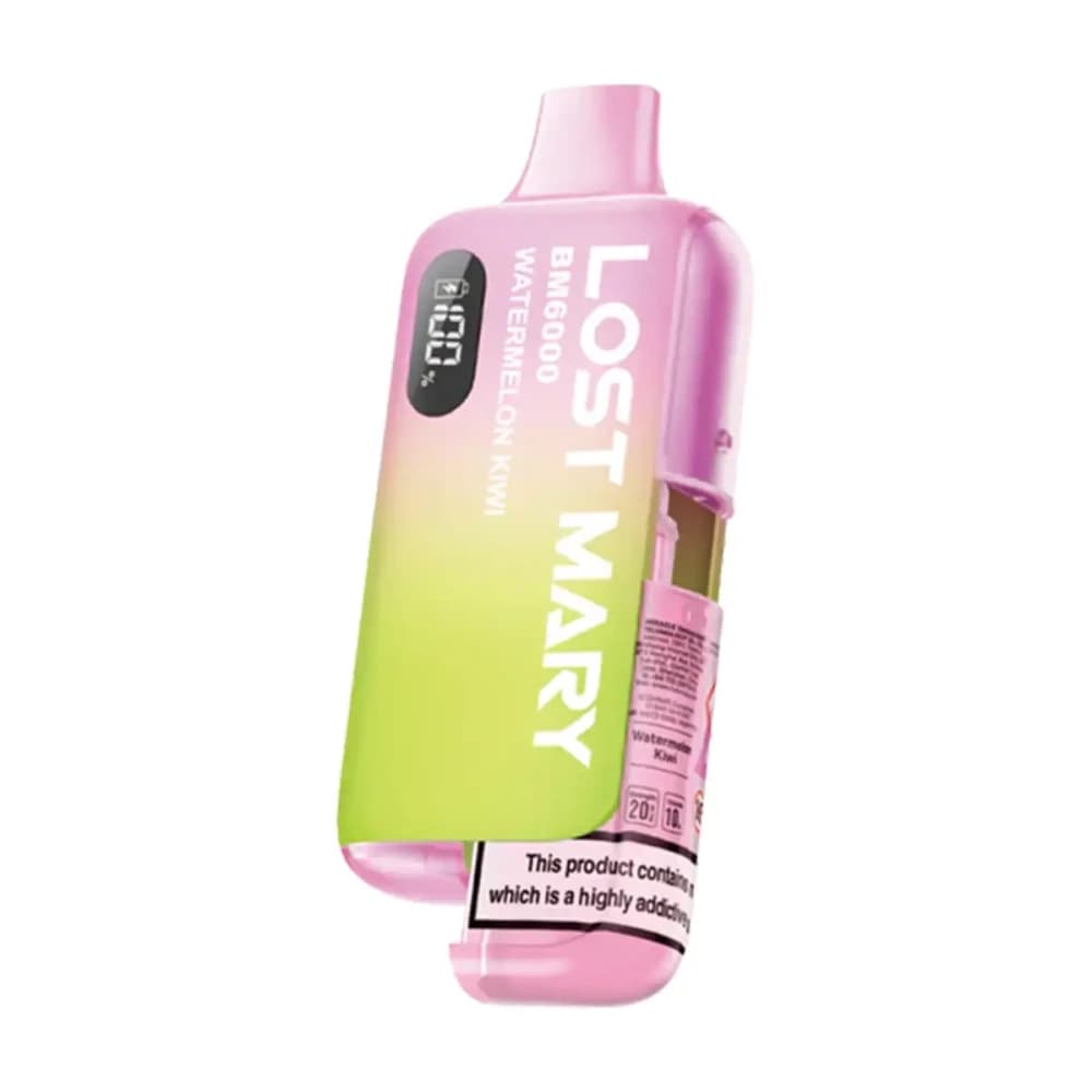 Watermelon Kiwi Lost Mary Bm6000 Vape Kit