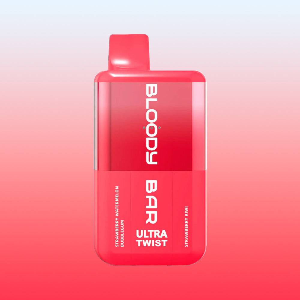 Bloody Bar Ultra Twist 20k - Strawberry Watermelon Bubblegum / Strawberry Kiwi