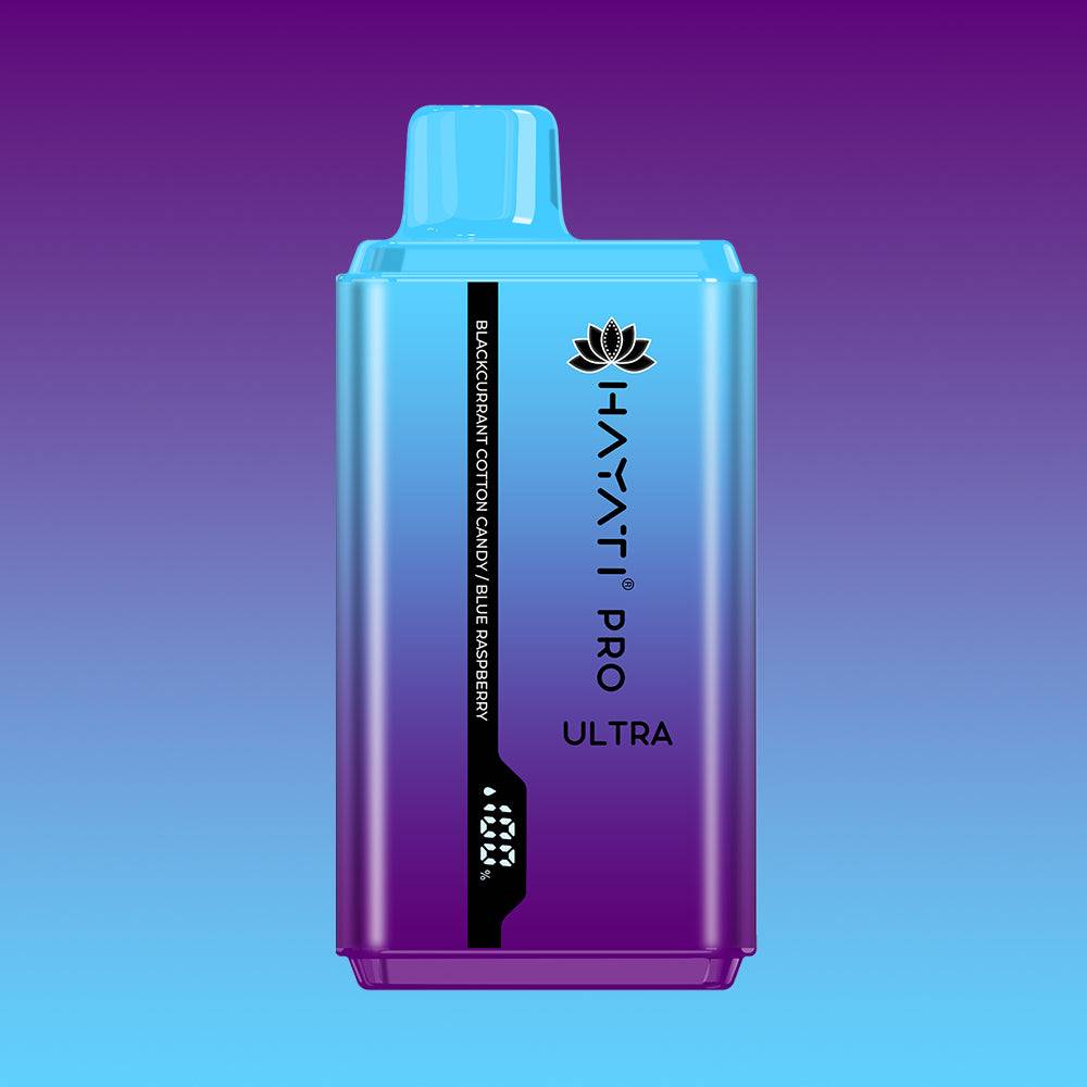 Hayati Pro Ultra 15000 - Blackcurrant Cotton Candy / Blueberry Raspberry