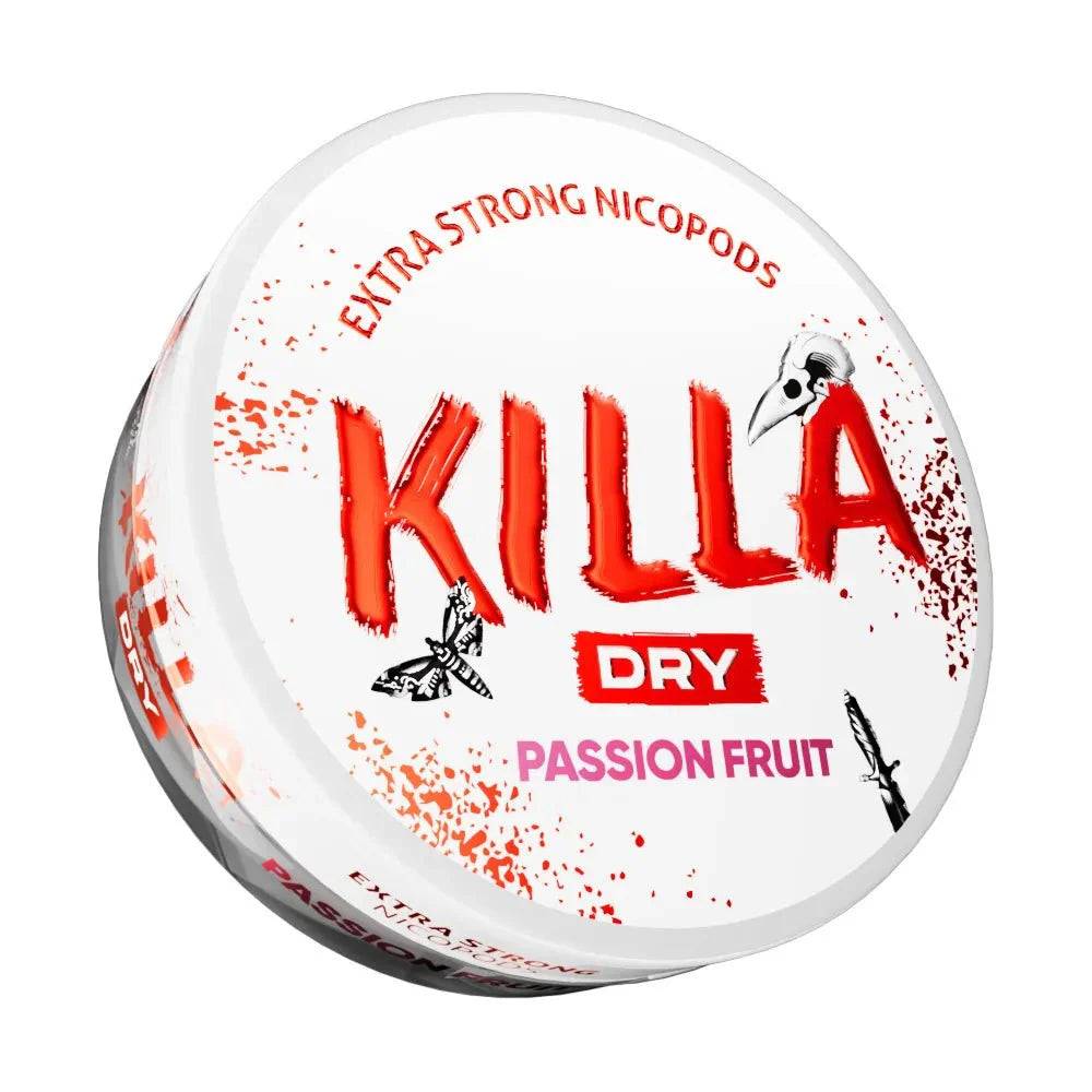 Killa Dry Nicotine Pouches Passion Fruit - 9.6mg
