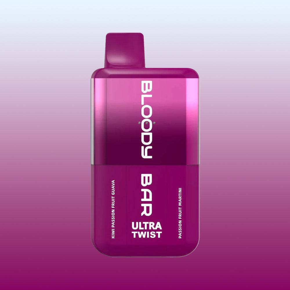 Bloody Bar Ultra Twist 20k - Kiwi Passion Fruit Guava / Passion Fruit Martini