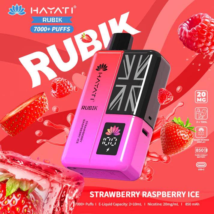 Hayati Rubik 7000 - Strawberry Raspberry Ice