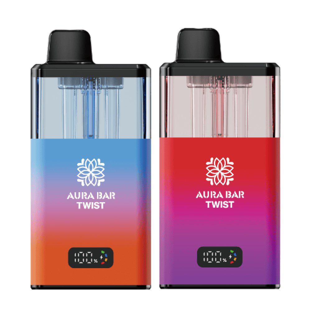 Crystal Prime Aura Bar Twist 40k Prefilled Refill Pod Vape Kit