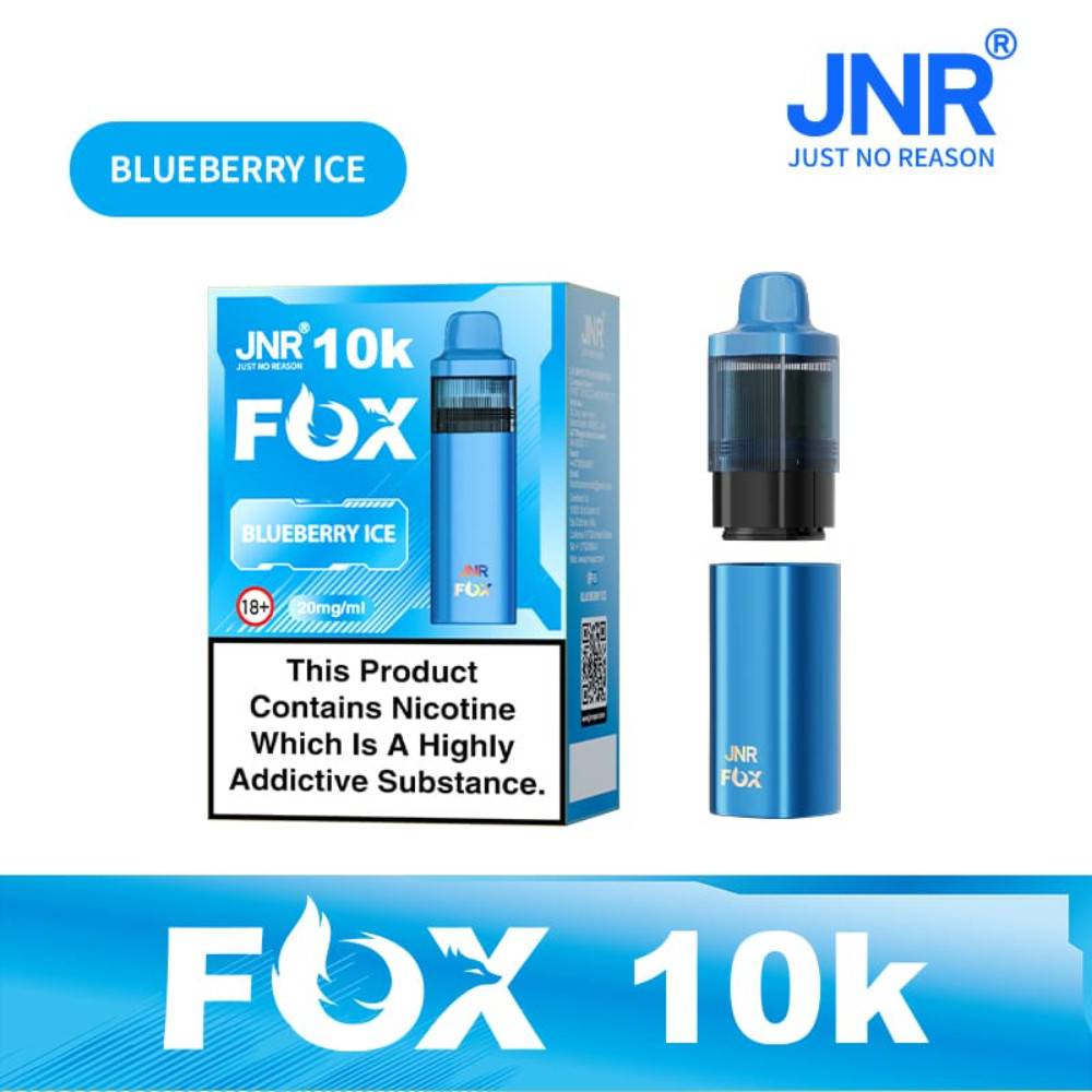 JNR Fox 10k Prefilled Vape Kit Box of 5